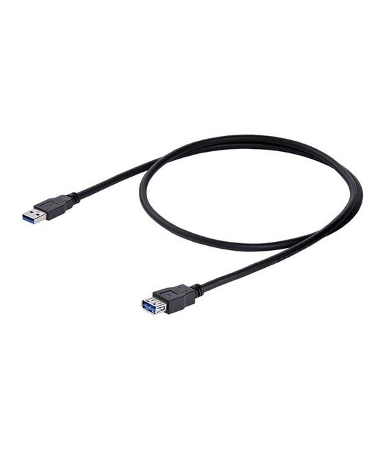 StarTech.com Cable 1m Extensión Alargador USB 3.0 SuperSpeed - Macho a Hembra USB A - Extensor - Negro - Imagen 4