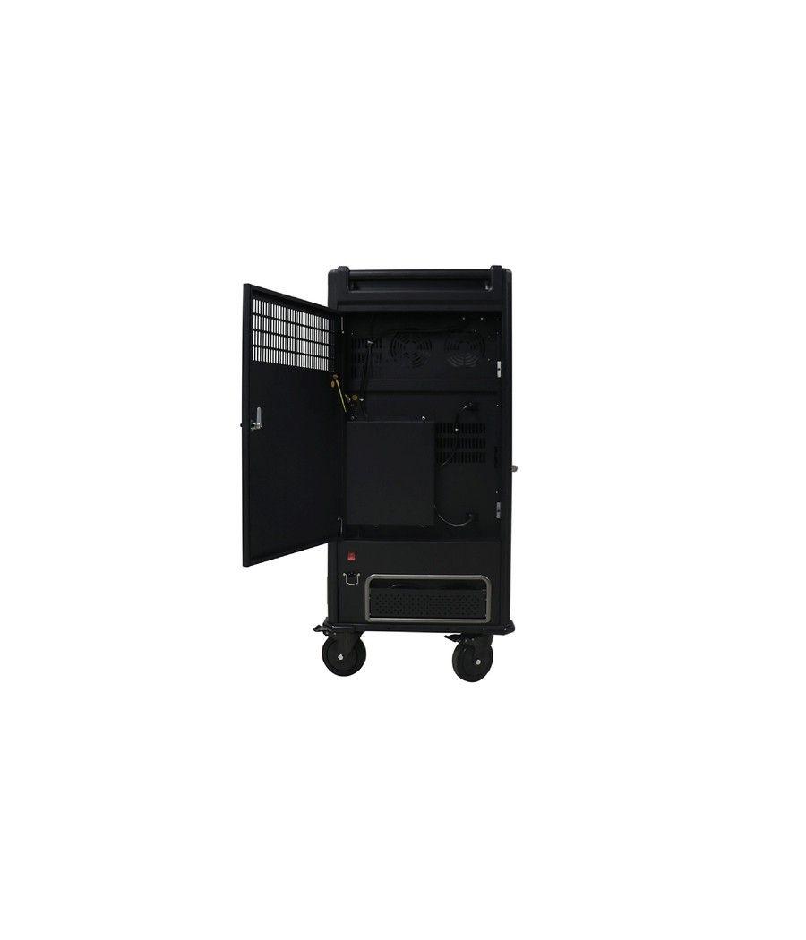 V7 CHGCT30USBCPD-1E Carro de gestión y carga para dispositivos portátiles Negro