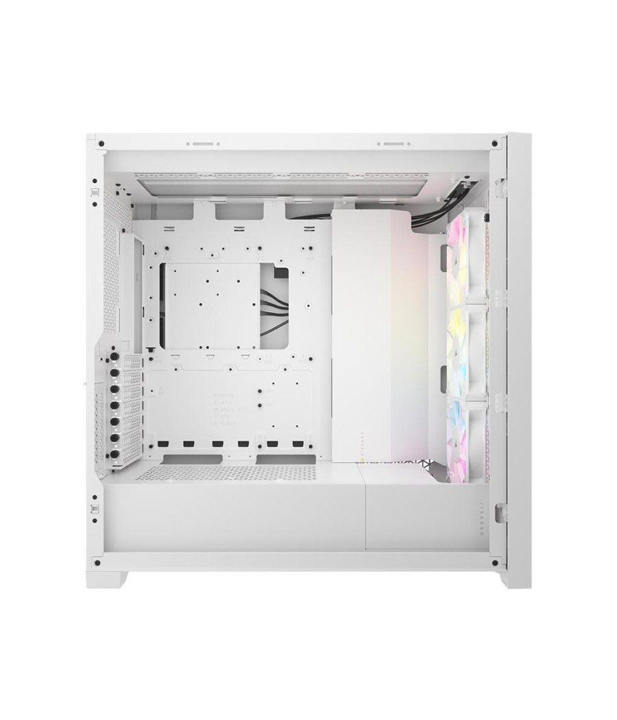 Caja corsair icue 5000d rgb airflow cristal templado blanca cc-9011243-ww