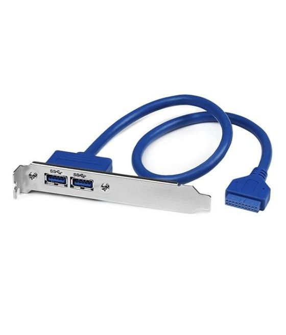 StarTech.com Cabezal Bracket de 2 puertos USB 3.0 SuperSpeed con conexión a Placa Base