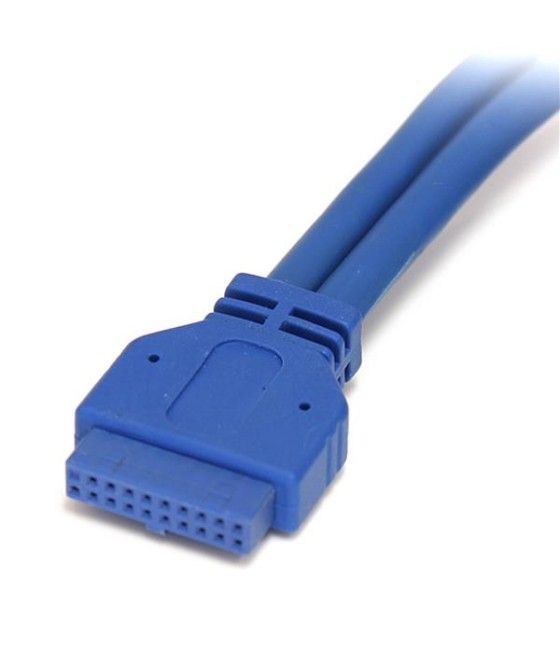 StarTech.com Cable Extensor 50cm 2 Puertos USB 3.0 para Montaje en Panel conexión a Placa Base - Hembra USB A - Imagen 3