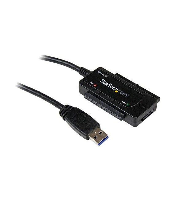 StarTech.com Adaptador Convertidor SATA IDE 2,5 3,5 a USB 3.0 Super Speed para Disco Duro HDD - Serial ATA USB A - Imagen 1