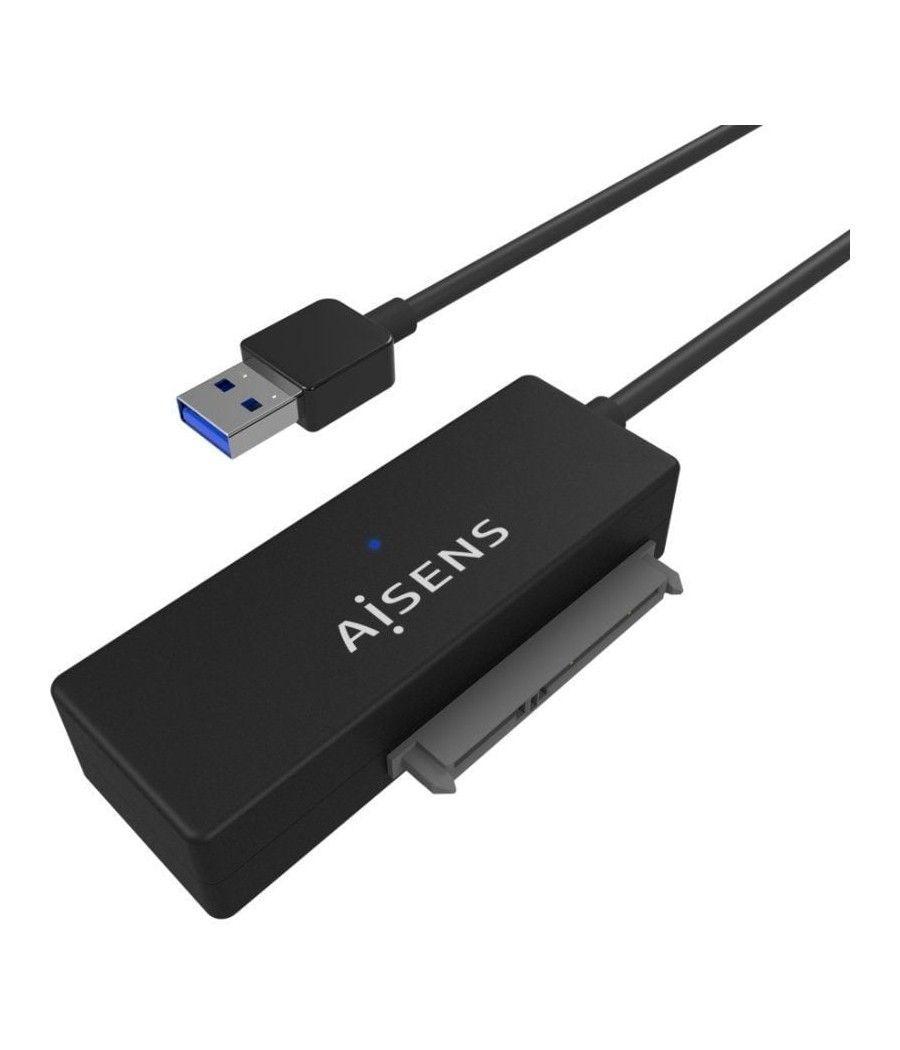 Adaptador para discos duros 2.5'/3.5' aisens ase-35a01b/ usb 3.0 - sata/ con alimentador