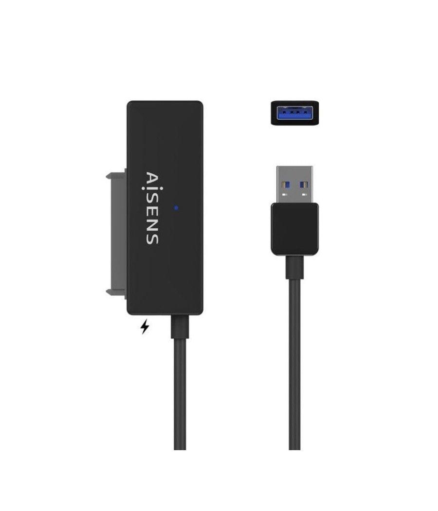 Adaptador para discos duros 2.5'/3.5' aisens ase-35a01b/ usb 3.0 - sata/ con alimentador