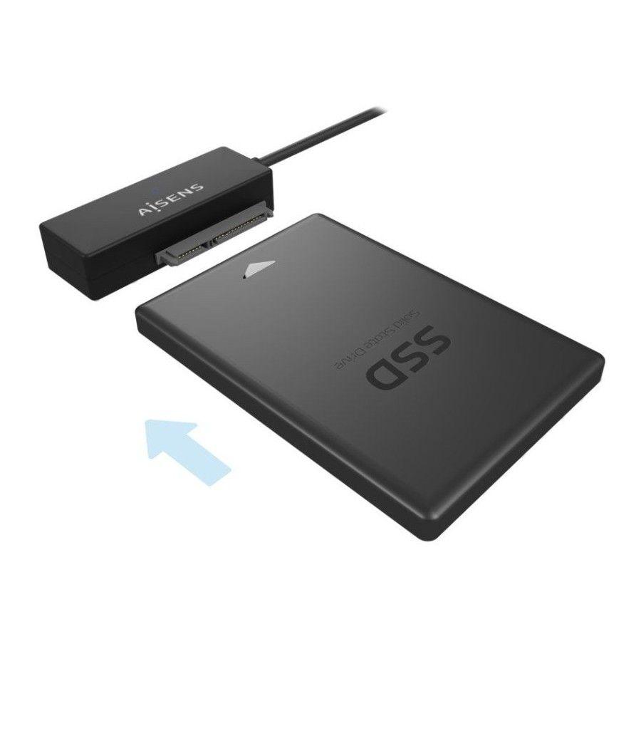 Adaptador para discos duros 2.5'/3.5' aisens ase-35a01b/ usb 3.0 - sata/ con alimentador