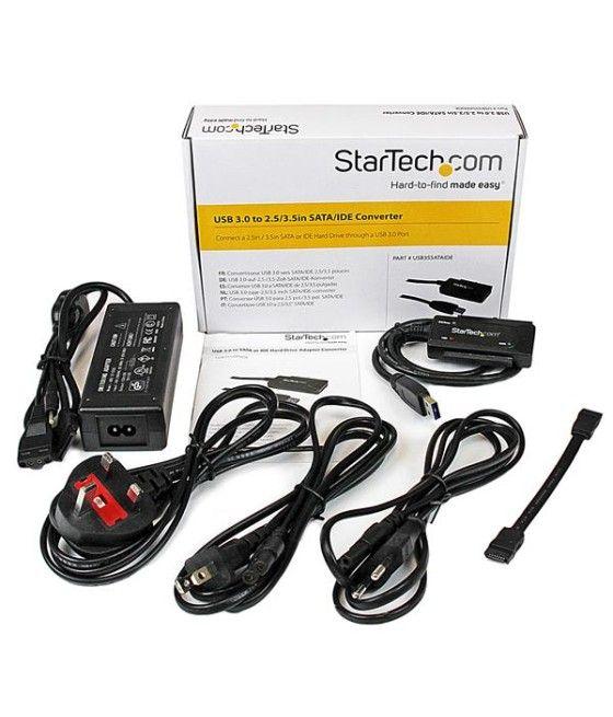 StarTech.com Adaptador Convertidor SATA IDE 2,5 3,5 a USB 3.0 Super Speed para Disco Duro HDD - Serial ATA USB A - Imagen 8