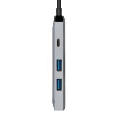 Docking usb 3.2 tipo-c aisens asuc-4p002-gr/ 1 hdmi/ 2 usb/ usb pd/ gris