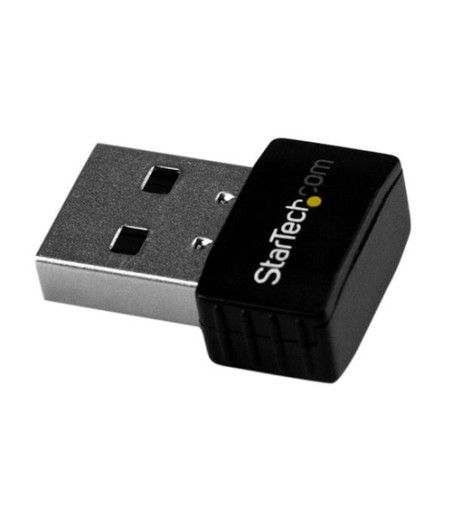 StarTech.com Micro Adaptador de Red Inalámbrica Wifi USB AC600 Externo - Wireless 1T1R 802.11ac - 2,4GHz y 5GHz - Imagen 1