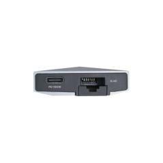 Docking usb 3.2 tipo-c aisens asuc-8p004-gr/ 1 hdmi/ 3 usb/ 1 rj45/ 1 lector tarjetas / usb pd/ gris