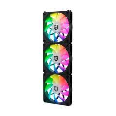 Ventilador 120x120 nox easy link black pack 3 ud