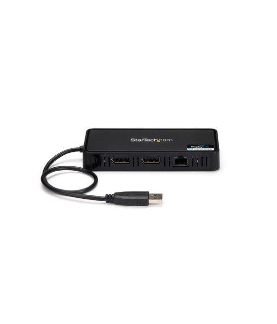 StarTech.com Mini Dock USB a DisplayPort Doble con LAN GbE - 4K Doble de 60Hz - Imagen 4