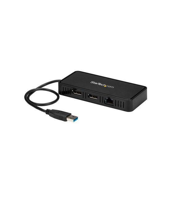 StarTech.com Mini Dock USB a DisplayPort Doble con LAN GbE - 4K Doble de 60Hz - Imagen 5