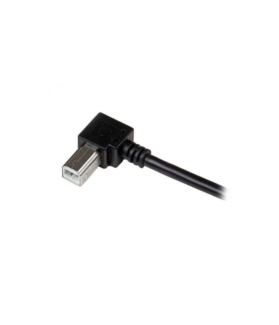 StarTech.com Cable Adaptador USB 3m para Impresora Acodado - 1x USB A Macho - 1x USB B Macho en Ángulo Derecho - Imagen 5