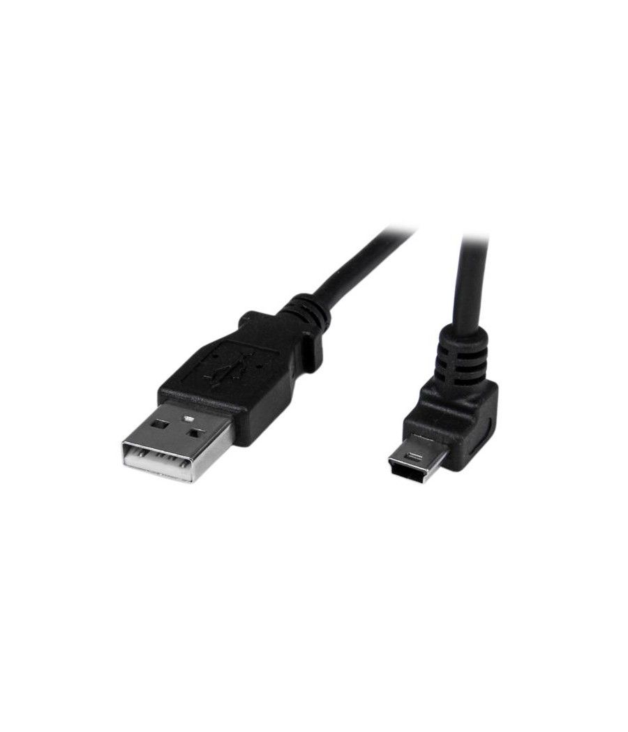 StarTech.com Cable Adaptador 1m USB A Macho a Mini USB B Macho Acodado en Ángulo hacia Arriba - Imagen 2
