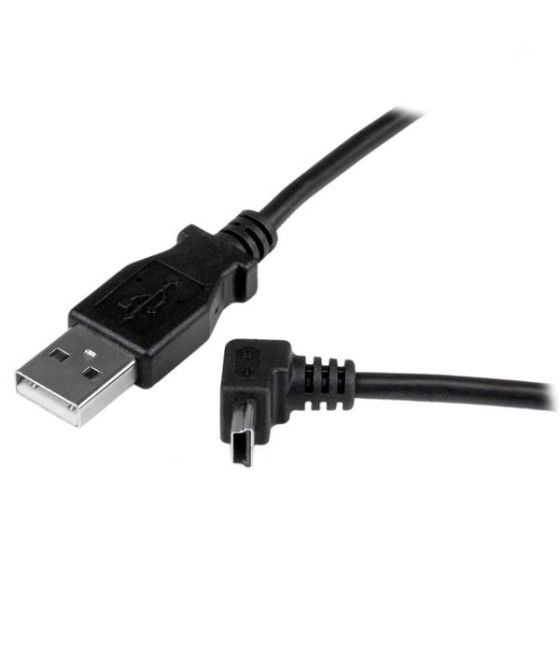 StarTech.com Cable Adaptador 1m USB A Macho a Mini USB B Macho Acodado en Ángulo hacia Arriba - Imagen 3