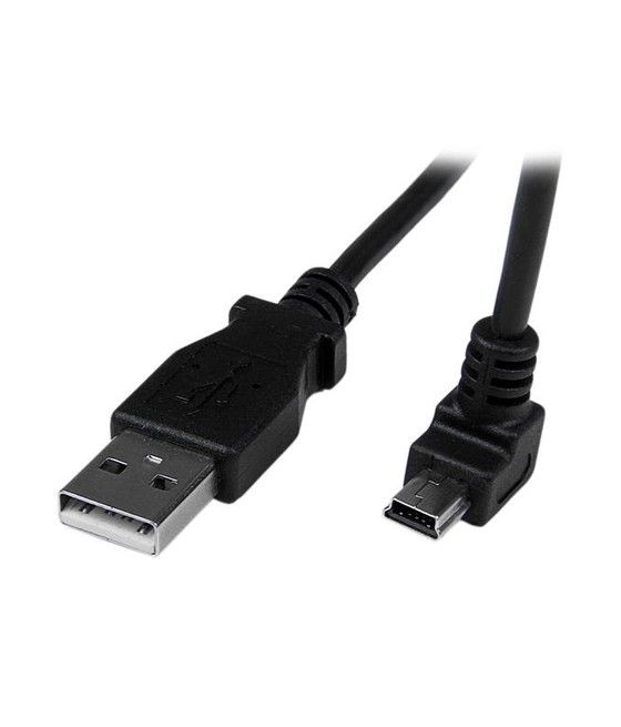 StarTech.com Cable Adaptador 2m USB A Macho a Mini USB B Macho Acodado en Ángulo hacia Abajo - Imagen 1