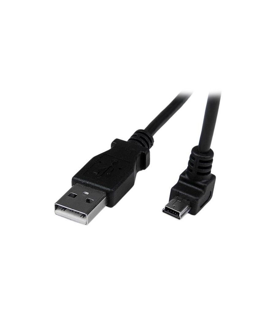 StarTech.com Cable Adaptador 2m USB A Macho a Mini USB B Macho Acodado en Ángulo hacia Abajo - Imagen 2