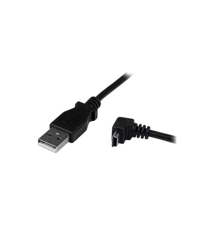 StarTech.com Cable Adaptador 2m USB A Macho a Mini USB B Macho Acodado en Ángulo hacia Abajo - Imagen 3