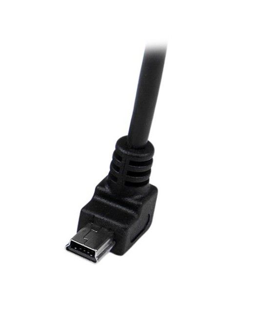 StarTech.com Cable Adaptador 2m USB A Macho a Mini USB B Macho Acodado en Ángulo hacia Abajo - Imagen 5