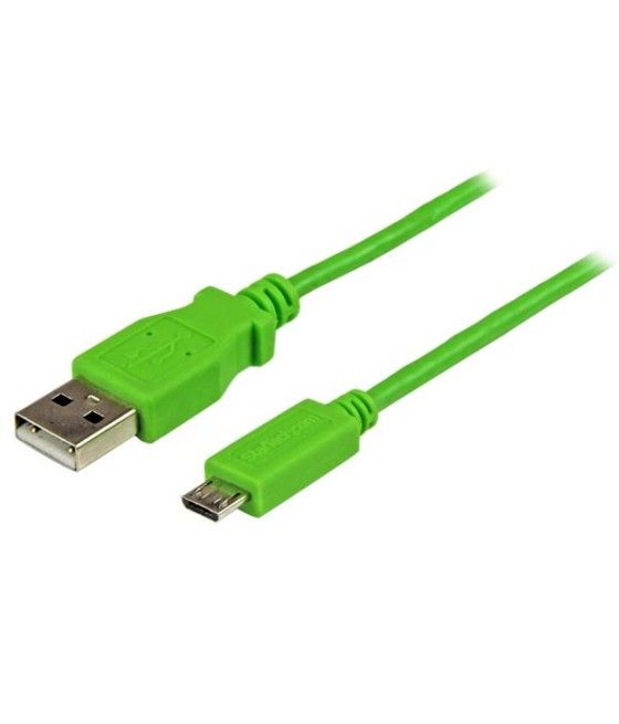 StarTech.com Cable Micro USB Verde de 1m
