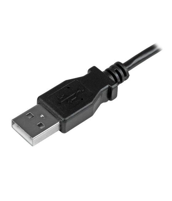 StarTech.com Cable de 1m Micro USB con conector acodado a la izquierda - Cable de Carga y Sincronización - Imagen 3