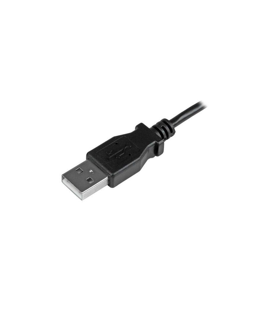 StarTech.com Cable de 1m Micro USB con conector acodado a la izquierda - Cable de Carga y Sincronización - Imagen 3