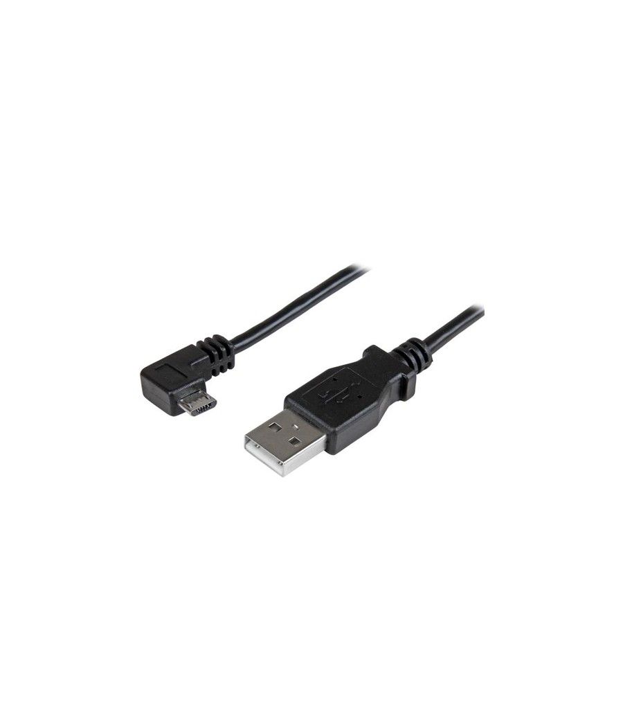 StarTech.com Cable de 1m Micro USB con conector acodado a la derecha - Cable de Carga y Sincronización - Imagen 1