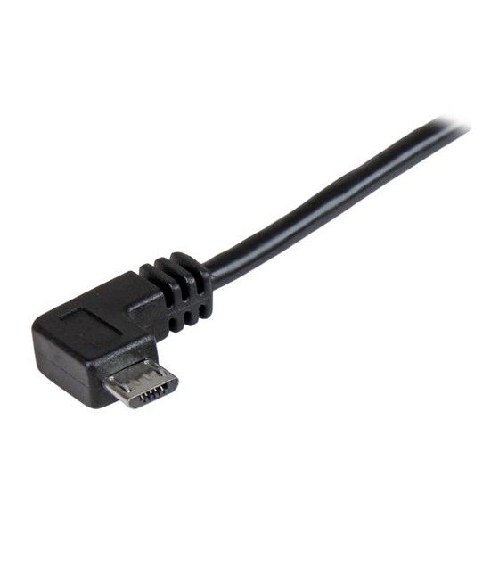 StarTech.com Cable de 1m Micro USB con conector acodado a la derecha - Cable de Carga y Sincronización - Imagen 2
