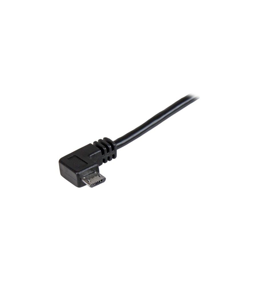 StarTech.com Cable de 1m Micro USB con conector acodado a la derecha - Cable de Carga y Sincronización - Imagen 2