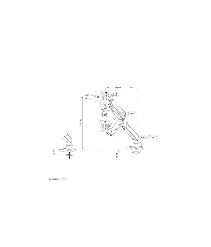 Neomounts by Newstar soporte de escritorio