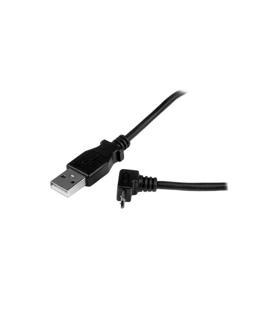 StarTech.com Cable Adaptador 1m USB A Macho a Micro USB B Macho Acodado en Ángulo hacia Arriba para Teléfono Móvil - Imagen 3