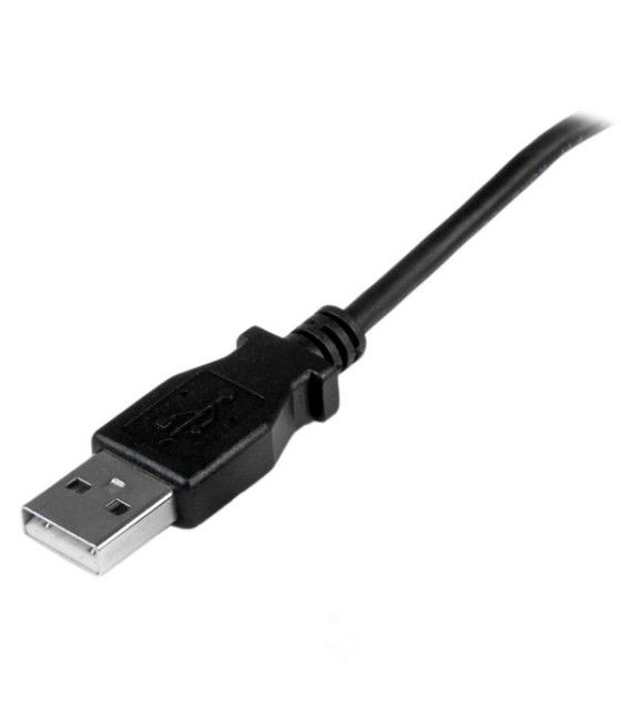 StarTech.com Cable Adaptador 1m USB A Macho a Micro USB B Macho Acodado en Ángulo hacia Arriba para Teléfono Móvil - Imagen 4
