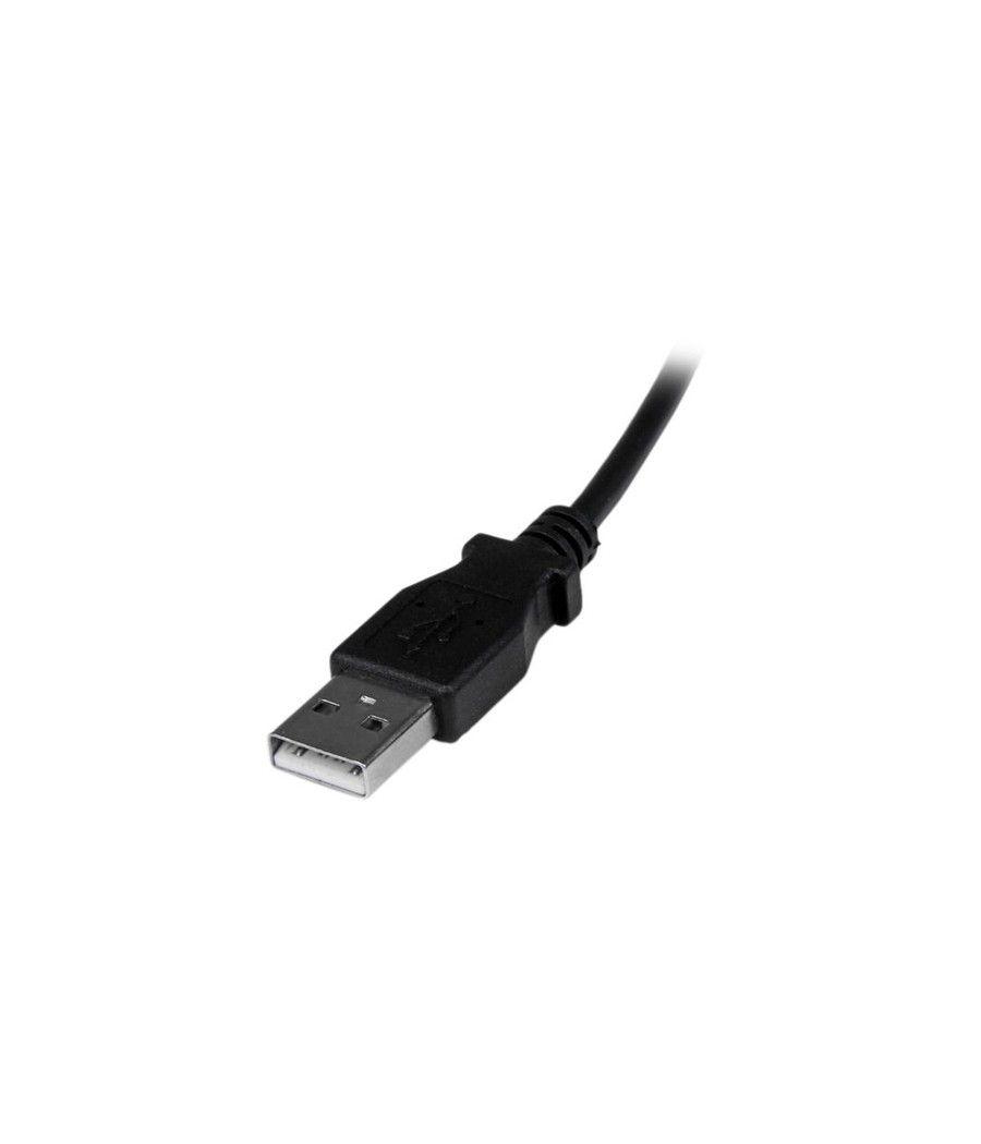 StarTech.com Cable Adaptador 2m USB A Macho a Micro USB B Macho Acodado en Ángulo hacia Abajo para Teléfono Móvil - Imagen 3