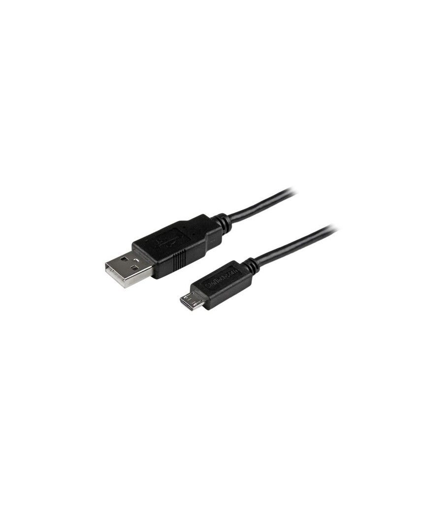 StarTech.com Cable Adaptador 0,5m USB A Macho a Micro USB B Macho Delgado para Teléfono Móvil y Tablets - Imagen 1