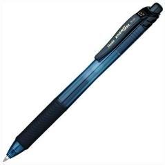 Pentel bolígrafo energel retráctil punta 0.7mm negro -12u-