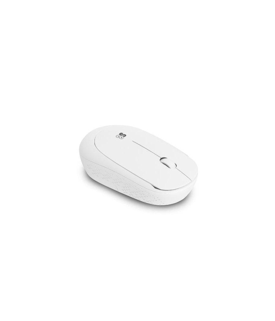 Raton optico business plus silencioso wireless blanco subblim