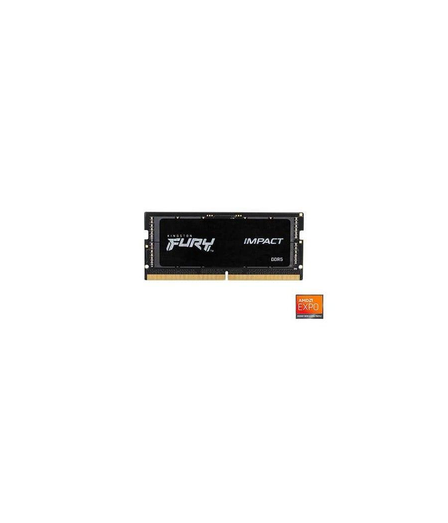 Modulo memoria ram s/o ddr5 16gb 5600mhz kingston fury impa