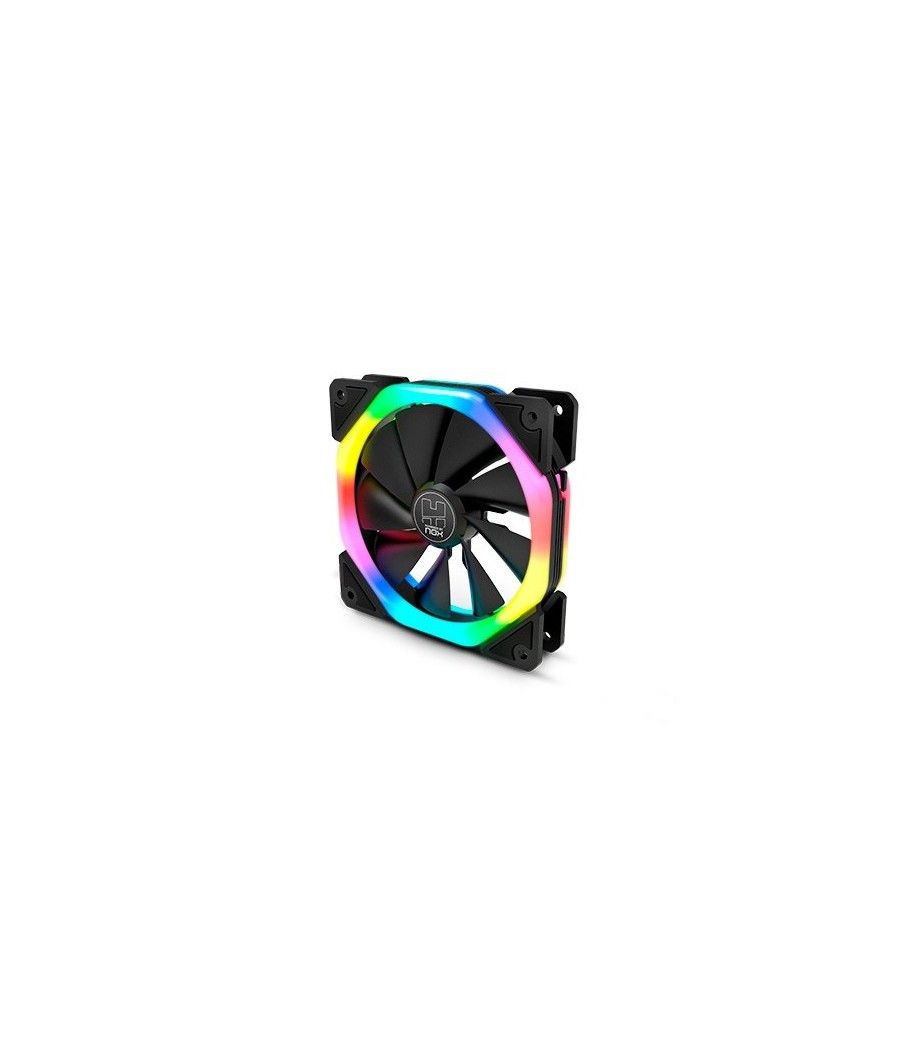 Ventilador 120x120 nox hummer d-fan rgb rainbow