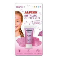Blíster maquillaje con color y purpurina glitter rosa alpino dl000604