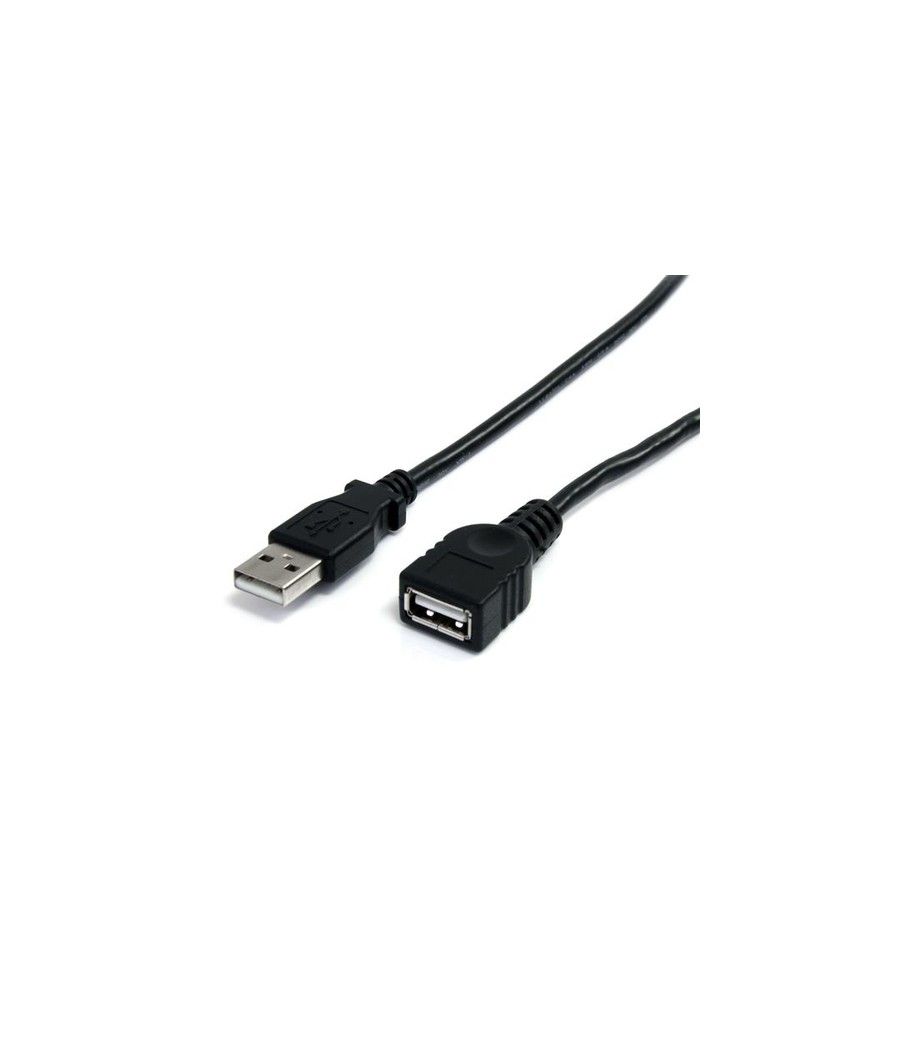 StarTech.com USBEXTAA10BK cable USB 3 m USB 2.0 USB A Negro - Imagen 1