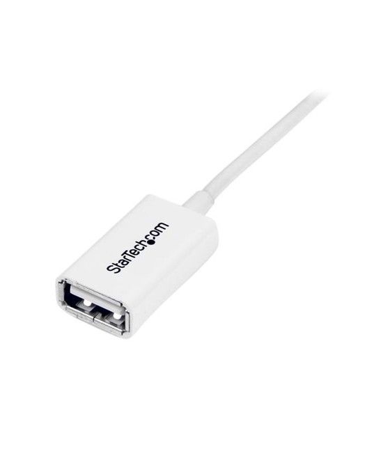 StarTech.com Cable de 1m de Extensión Alargador USB 2.0 - Macho a Hembra USB A - Extensor - Blanco - Imagen 3