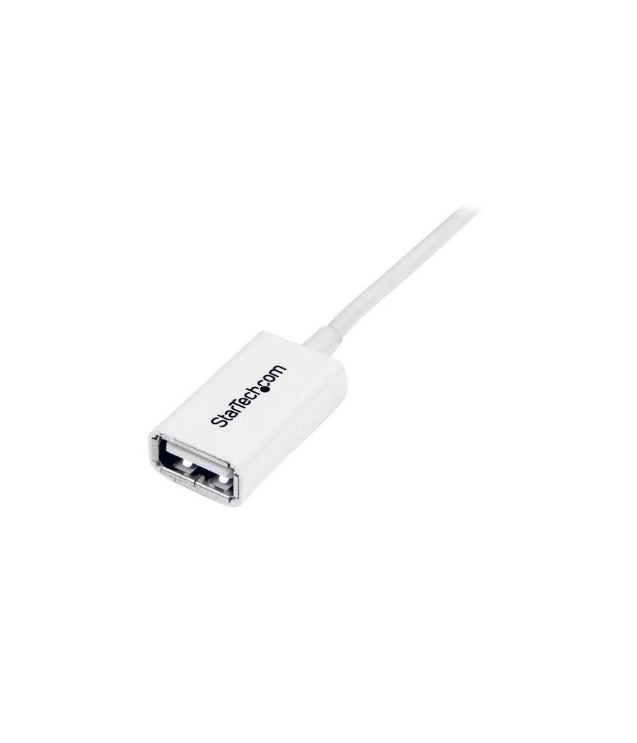 StarTech.com Cable de 3m de Extensión Alargador USB 2.0 - Macho a Hembra USB A - Extensor - Blanco - Imagen 4