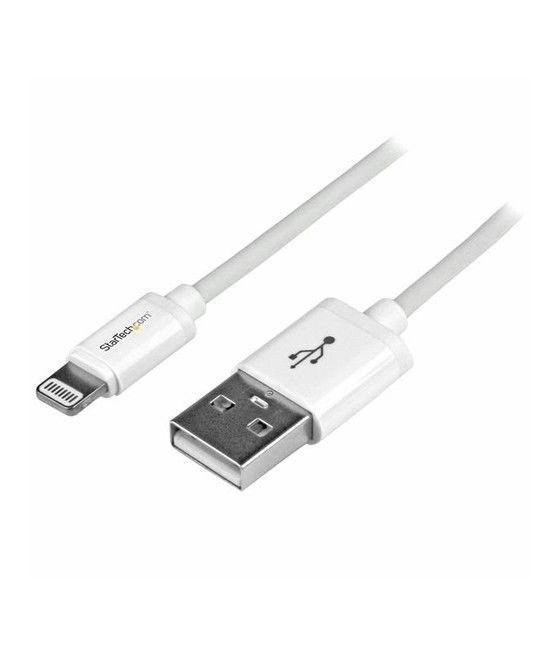 StarTech.com Cable 1m Lightning 8 Pin a USB A 2.0 para Apple iPod iPhone 5 iPad - Blanco - Imagen 3