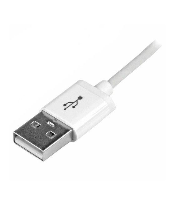 StarTech.com Cable 1m Lightning 8 Pin a USB A 2.0 para Apple iPod iPhone 5 iPad - Blanco - Imagen 4