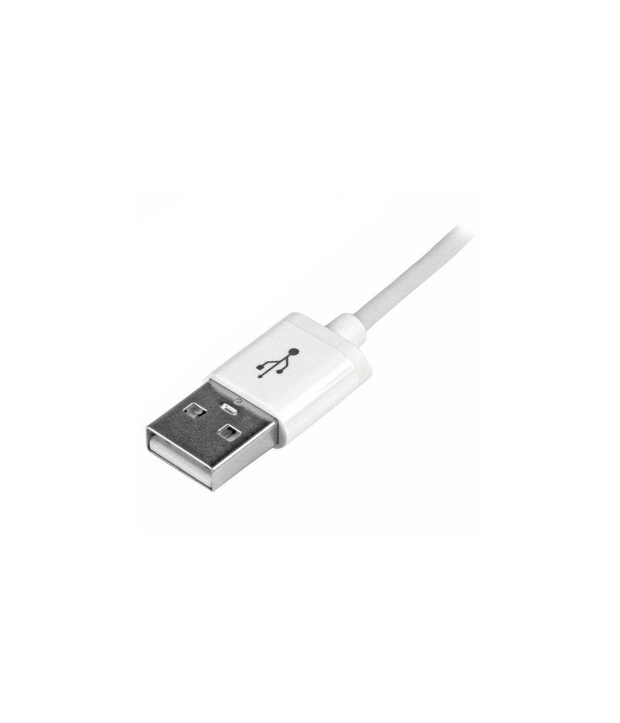 StarTech.com Cable 1m Lightning 8 Pin a USB A 2.0 para Apple iPod iPhone 5 iPad - Blanco - Imagen 4