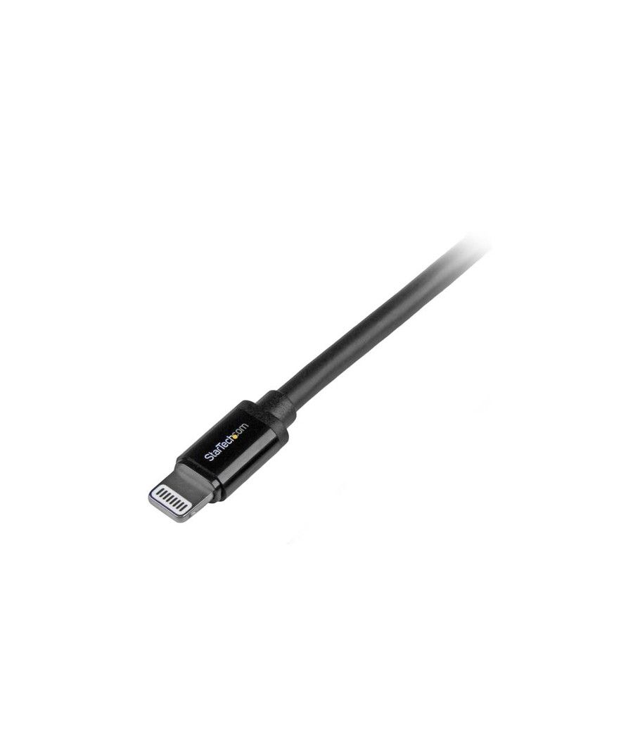 StarTech.com Cable 2m Lightning 8 Pin a USB A 2.0 para Apple iPod iPhone 5 iPad - Negro - Imagen 2