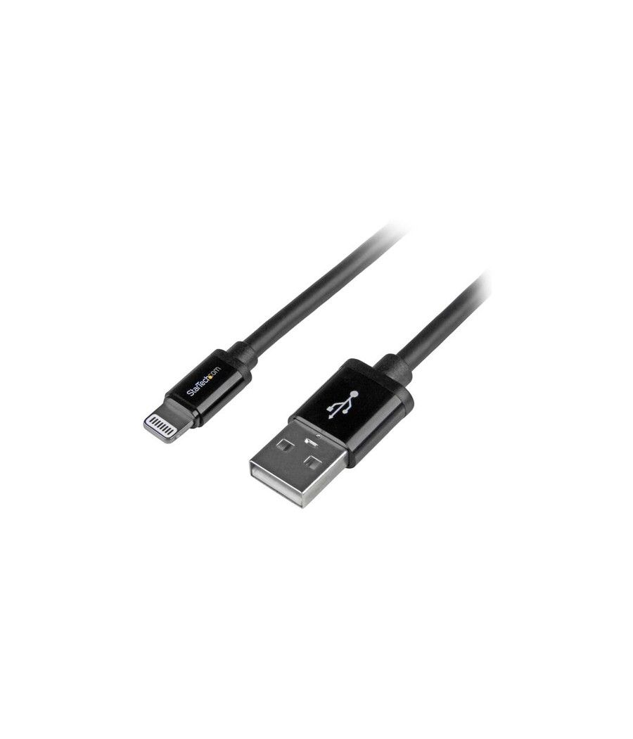 StarTech.com Cable 2m Lightning 8 Pin a USB A 2.0 para Apple iPod iPhone 5 iPad - Negro - Imagen 3