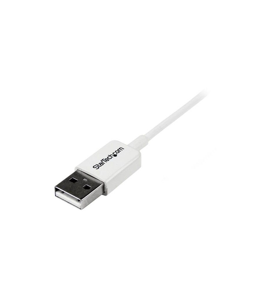 StarTech.com Cable Adaptador 1m USB A Macho a Micro USB B Macho para Teléfono Móvil Smartphone - Blanco - Imagen 3