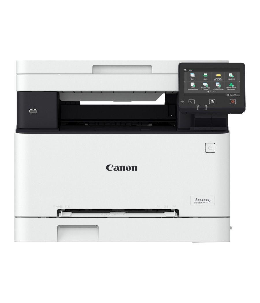 Multifuncion canon mf651cw laser color i - sensys a4 - 18ppm - usb - red - wifi - impresion movil y usb