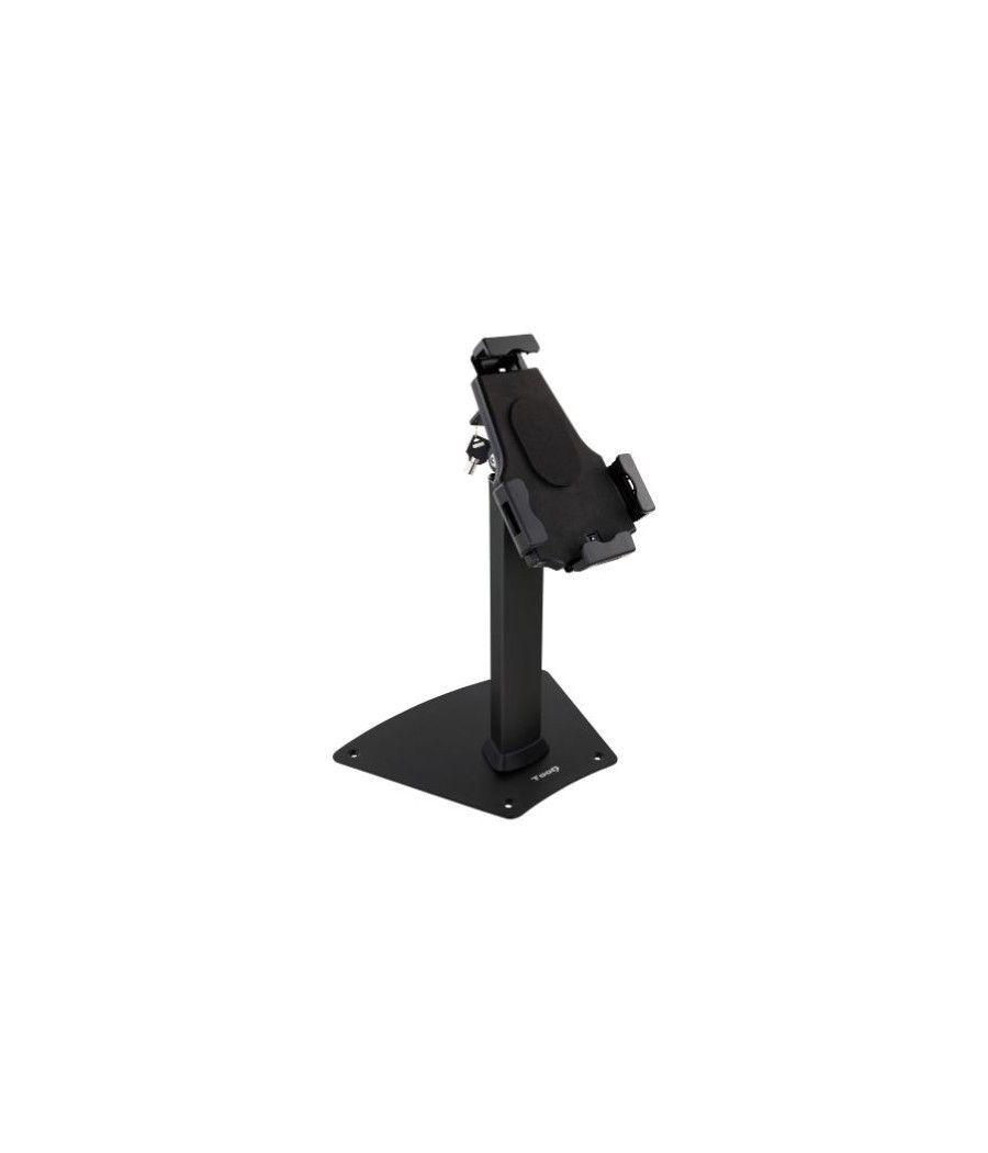 Soporte de mesa para tablet con antirrobo negro tooq